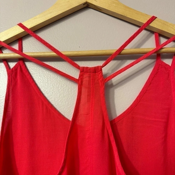 Aritzia Talula Red Strappy Top Womens Size XS - Picture 6 of 8